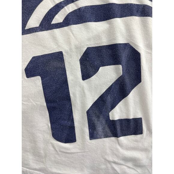 XL white and blue Seattle Seahawks razorback tank top - Picture 2 of 3